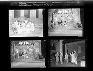 Plays; Cast Photograph (4 Negatives) 1950s, undated [Sleeve 36, Folder k, Box 21]